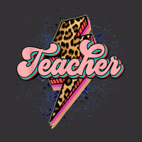 Back To School Teacher Leopard Lightning Bolt Motivational Vintage Hoodie | Artistshot