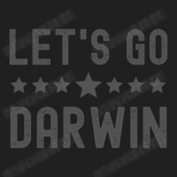 Lets Go Darwin - Dark Gray Letters Ladies Polo Shirt | Artistshot