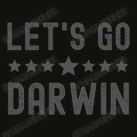 Lets Go Darwin - Dark Gray Letters Scorecard Crop Tee | Artistshot