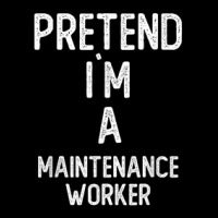 Pretend I`m A Maintenance Worker Shirt Funny Halloween Adjustable Cap | Artistshot