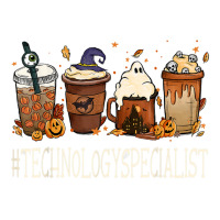 Technology Specialist Horror Coffee Halloween Pumpkin Autumn T Shirt Baby Tee | Artistshot