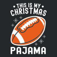 Football Football Merry Christmasthis Is My Christmas Pajama 136 Crewneck Sweatshirt | Artistshot