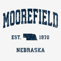 Moorefield Nebraska Ne Vintage Athletic Navy Sports Design T Shirt Adjustable Cap | Artistshot