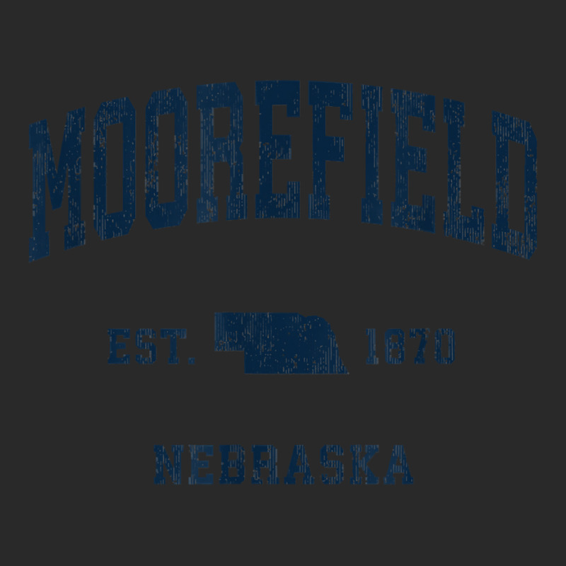 Moorefield Nebraska Ne Vintage Athletic Navy Sports Design T Shirt Printed hat by cm-arts | Artistshot