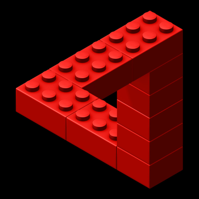 Escher Toy Bricks - Red Legging by NicholasRoberson | Artistshot