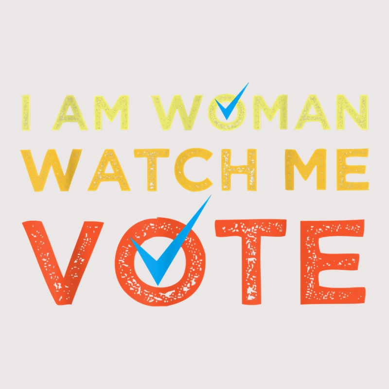 I Am Woman Watch Me Vote 2022 T Shirt Pocket T-Shirt by cm-arts | Artistshot