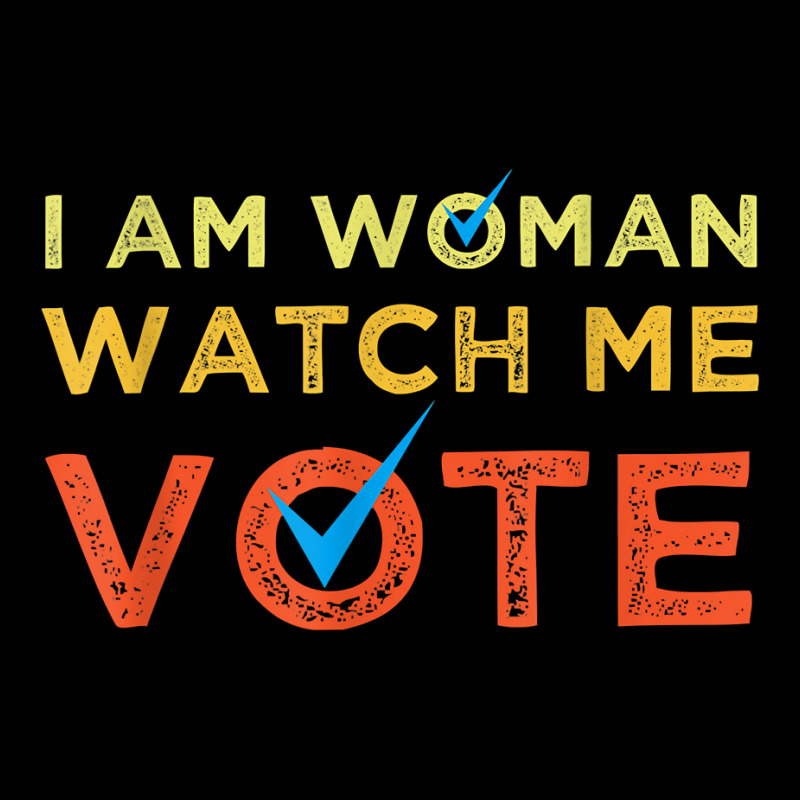 I Am Woman Watch Me Vote 2022 T Shirt Men's 3/4 Sleeve Pajama Set by cm-arts | Artistshot