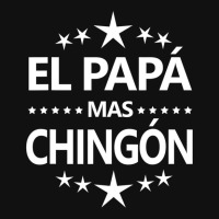 El Papa Mas Chingon Baby Bibs | Artistshot