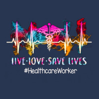 Live Love Save Lives, Health Care Worker, Nurse Life, Health Care Work Ladies Denim Jacket | Artistshot