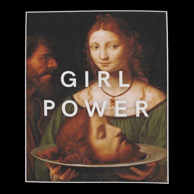 Girl Power, Salome Bernardino Luini, Vintage Aesthetic, Judith And Hol Pocket T-shirt | Artistshot