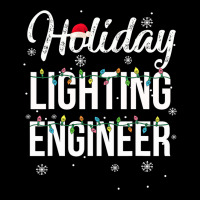 Holiday Lighting Engineer Christmas Light Mens Cropped Hoodie | Artistshot