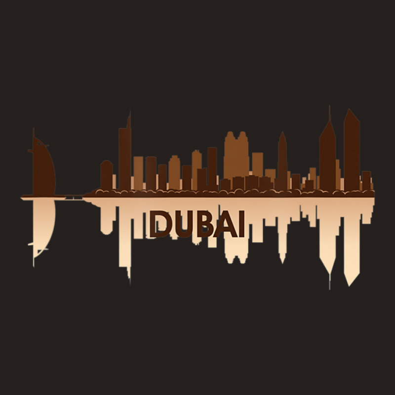 Dubai, Uae City Skyline United Arab Emirates Pride Tank Top by Whitfield Wolff | Artistshot