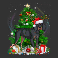 Black And Tan Coonhound Christmas Tree Light Pajama Dog Xmas Baby Bodysuit | Artistshot