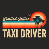 Taxi Driver Funny Birthday Retro Vintage Men Women Dad Ladies Fitted T-shirt | Artistshot