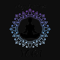 Okay But First Yoga 2 Crop Top | Artistshot