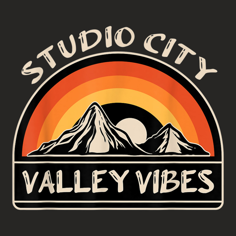 Studio City San Fernando Valley Vibes California Los Angeles Ladies Fitted T-Shirt by Queens | Artistshot