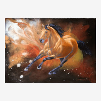 Galactic Stallion, Galactic Stallion Art, Galactic Stallion Painting,  Camper Cup | Artistshot