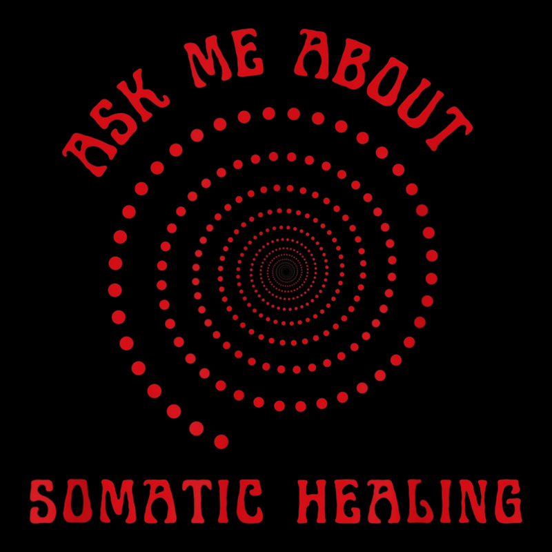 Somatic Healing New Age And Wellness Red And Black Adjustable Cap by Fashlaza | Artistshot