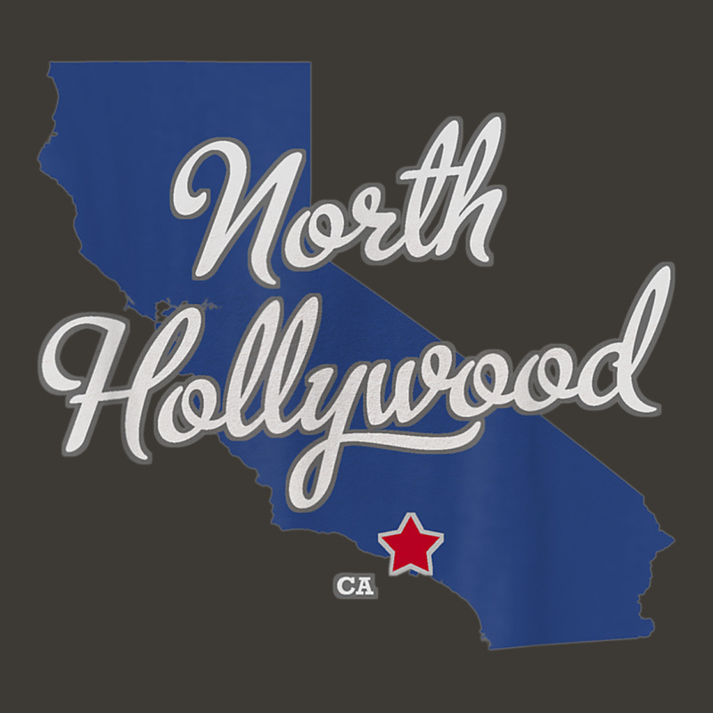 North Hollywood California Los Angeles Ca Map Bucket Hat | Artistshot