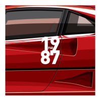 F40 Production 1987 Sticker | Artistshot