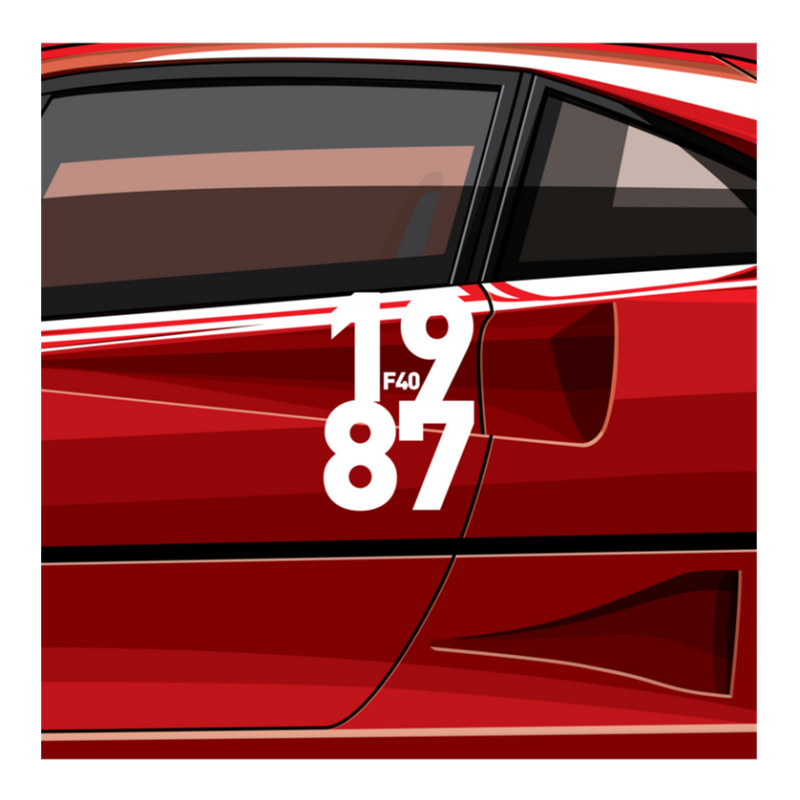 F40 Production 1987 Sticker | Artistshot