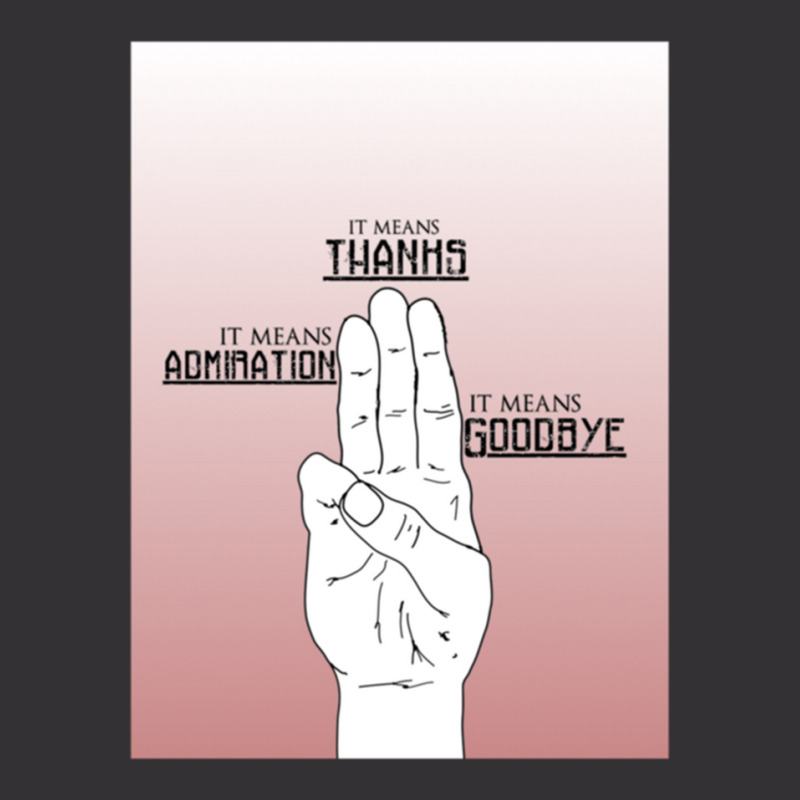 3 Finger Salute One Vintage Short by EdgarThane | Artistshot