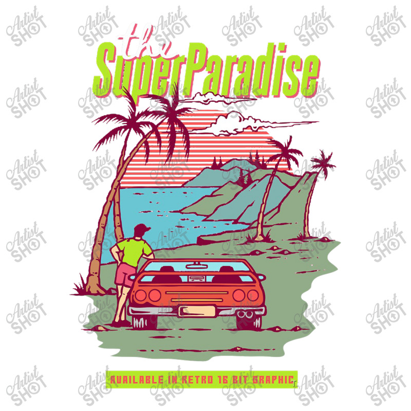 16 Bit Super Paradise Baby Tee by lullabellelaart | Artistshot