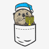 Pocket Jewish Otter Menorah Hanukkah Chanukah Animal Gift Baby Beanies | Artistshot