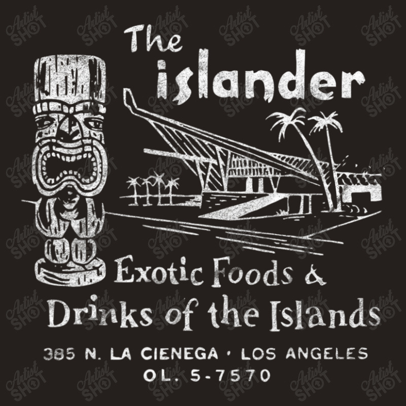 Tiki Bar The Islander Hawaiian Style Vintage Americana Tank Top by Min02 | Artistshot