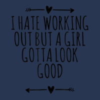 Arrows Best Friend Funny I Hate Working Out But A Girl Gotta Ladies Denim Jacket | Artistshot