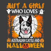 Just A Girl Who Loves Australian Cattle Dog And Halloween Men's Polo Shirt | Artistshot