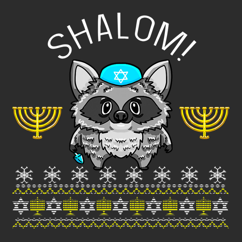 Shalom Menorah Jewish Racoon Design Cute Chanuka Jewish Gift Exclusive T-shirt | Artistshot