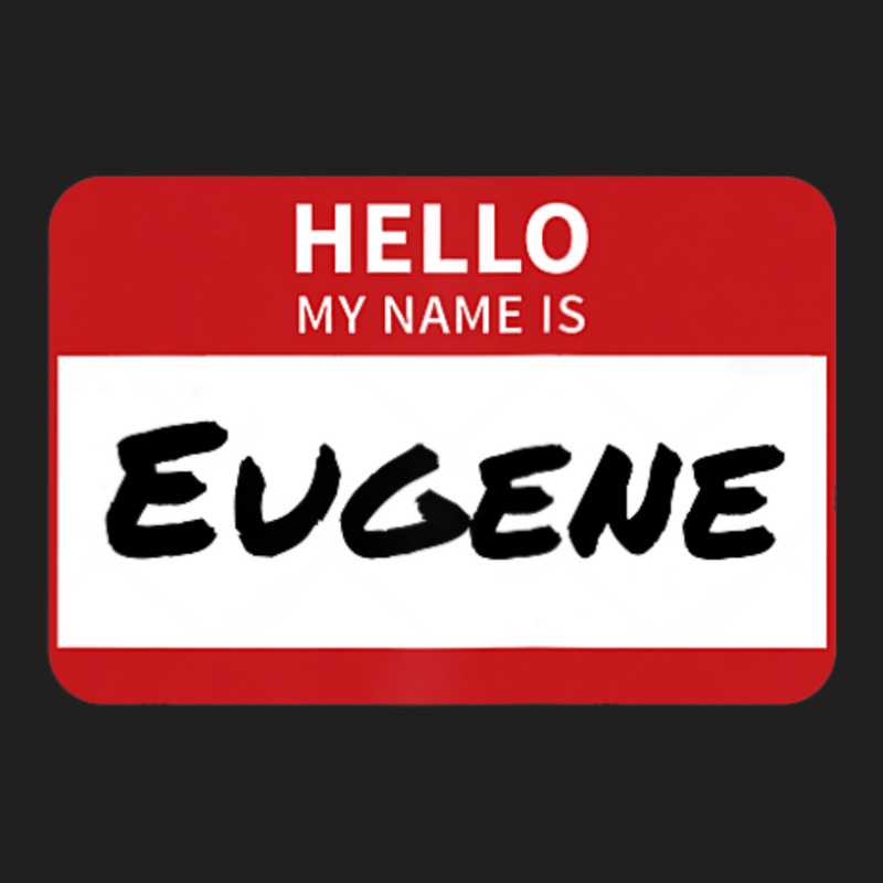 Eugene Name Tag Hello My Name Is Sticker Ladies Polo Shirt by cm-arts | Artistshot