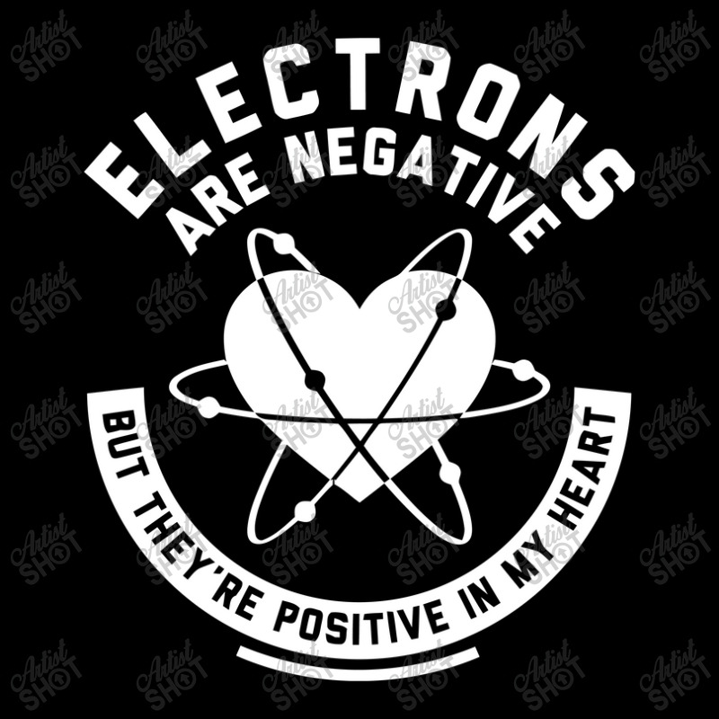 Funny Electrons Are Negative Men's Long Sleeve Pajama Set | Artistshot