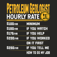 Petroleum Geologist Hourly Rate   Funny Petroleum Geology T Shirt Ladies Fitted T-shirt | Artistshot