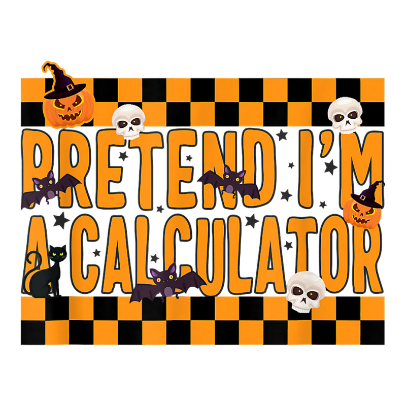 Pretend I'm A Calculator Costume Funny Lazy Halloween Party T Shirt Youth Zipper Hoodie by cm-arts | Artistshot