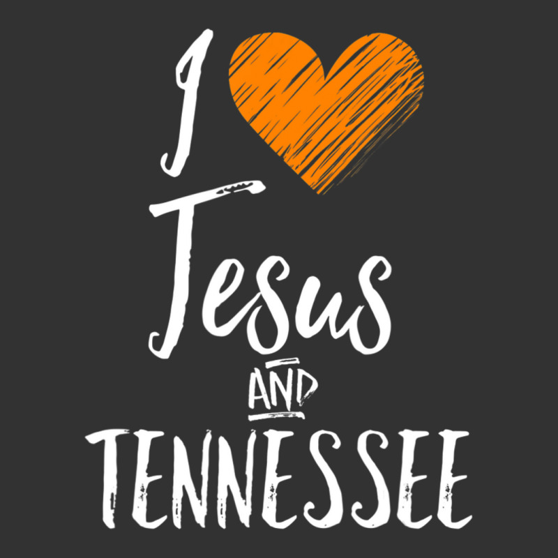 I Love Jesus And Tennessee Orange Heart Cute Fan Gift Baby Bodysuit by thangdinhsinhelf | Artistshot