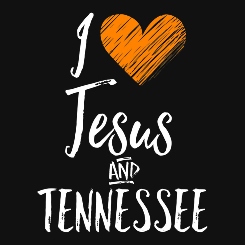 I Love Jesus And Tennessee Orange Heart Cute Fan Gift Baby Beanies by thangdinhsinhelf | Artistshot