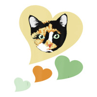 Calico Ca I Love My Calico Cats For Cat Lover Sticker | Artistshot