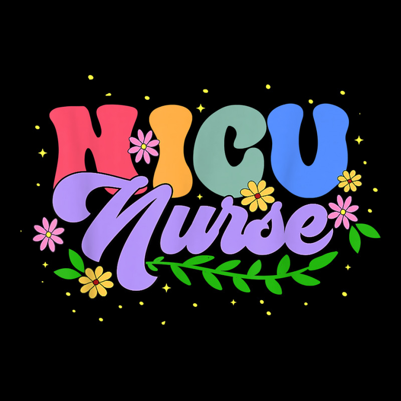 Nicu Nurse Hospital Health Worker Floral Leisure T Shirt Kids Cap by cm-arts | Artistshot