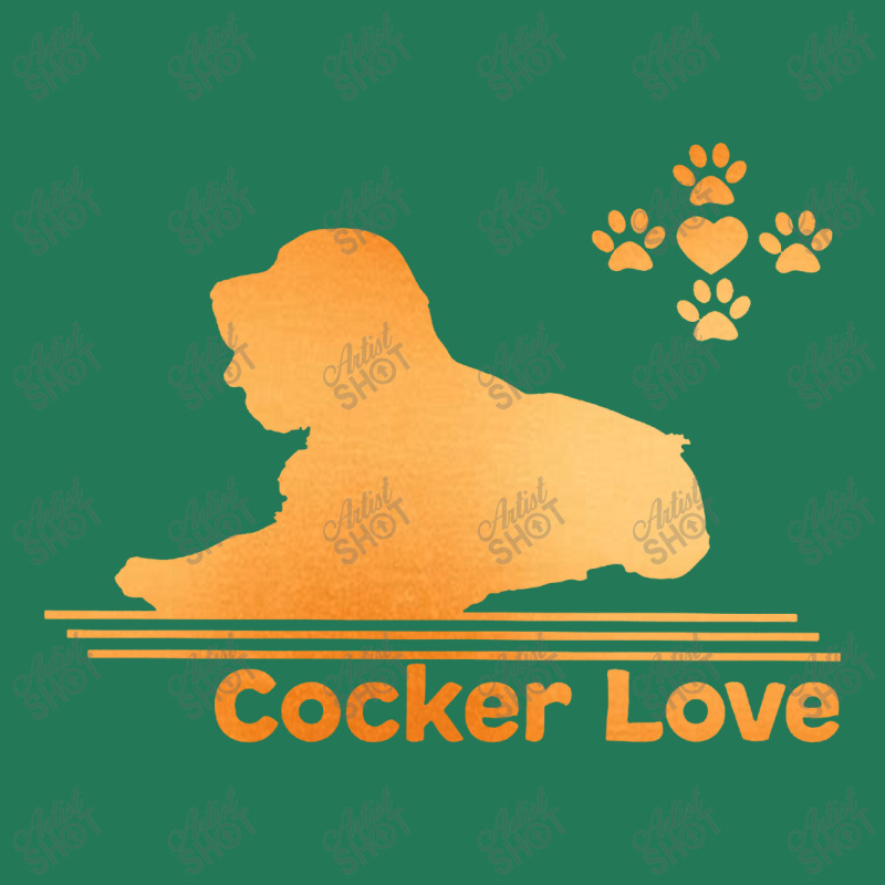 Silhouette Di Cocker Spaniel Ladies Fitted T-Shirt by Lemah Pasir | Artistshot