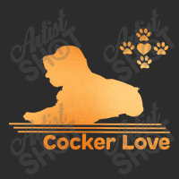 Silhouette Di Cocker Spaniel Cropped Hoodie | Artistshot