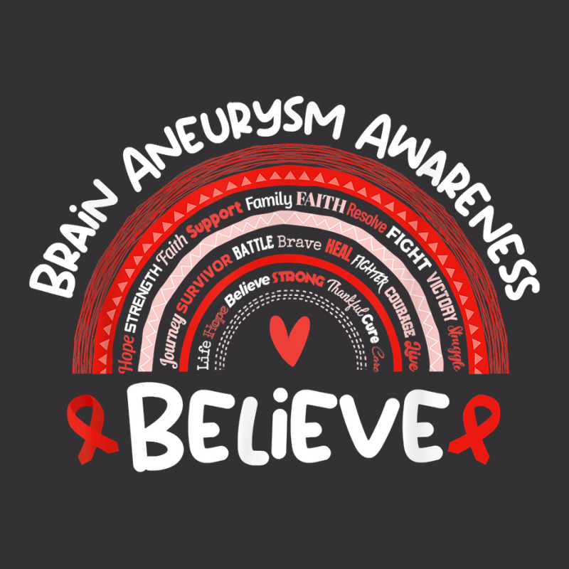 Believe Brain Aneurysm Awareness Month Shirt Brain Aneurysm T Shirt Vintage Hoodie And Short Set by pipanegocu | Artistshot