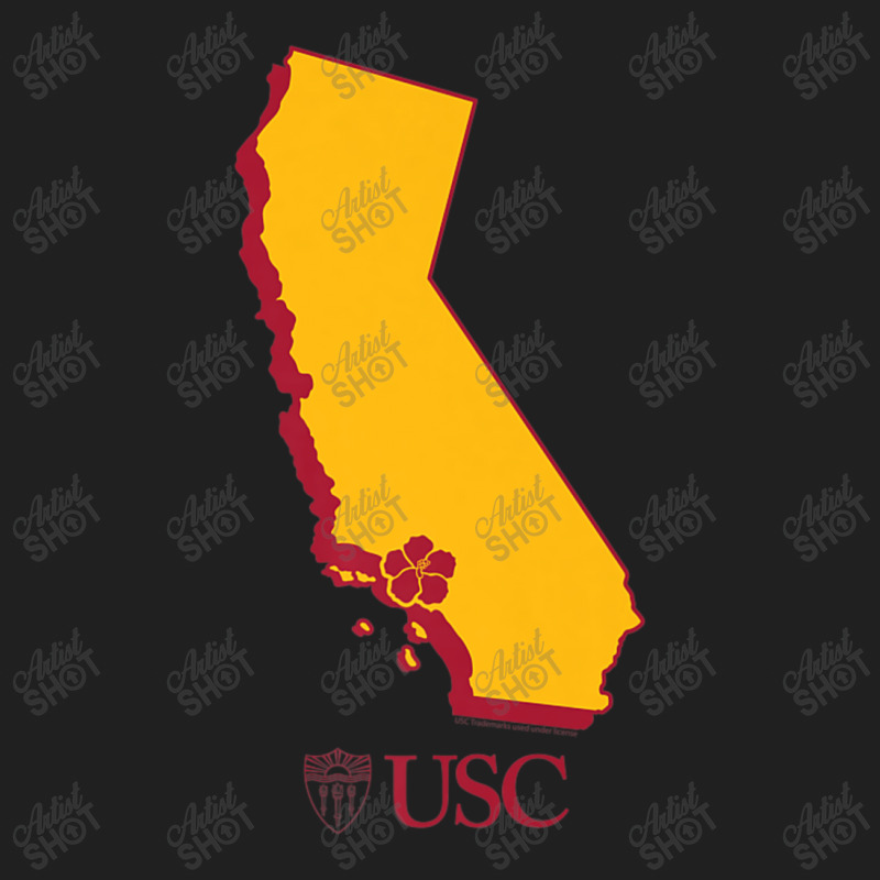 Usc University Of Southern California State Map Drawstring Bags | Artistshot