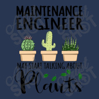 Maintenance Engineer May Start Talking About Plants Men Denim Jacket | Artistshot