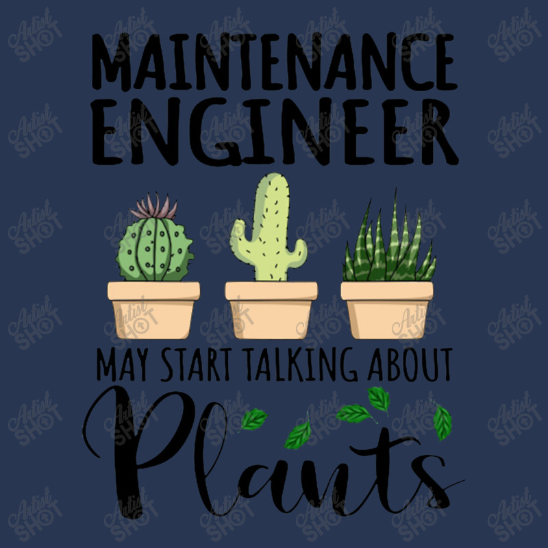 Maintenance Engineer May Start Talking About Plants Men Denim Jacket by SaviDraws | Artistshot