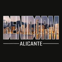 Benidorm, Province Of Alicante, Summer Holidays T Shirt Scorecard Crop Tee | Artistshot