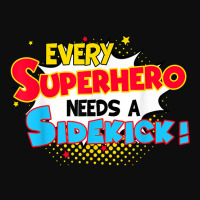 Kids Every Superhero Needs A Sidekick Brother Sister Crop Top | Artistshot