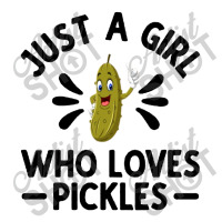 Just A Girl Who Loves Pickles Men's Long Sleeve Pajama Set | Artistshot