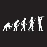 Trumpet Evolution Of Mansilhouette T-shirt | Artistshot